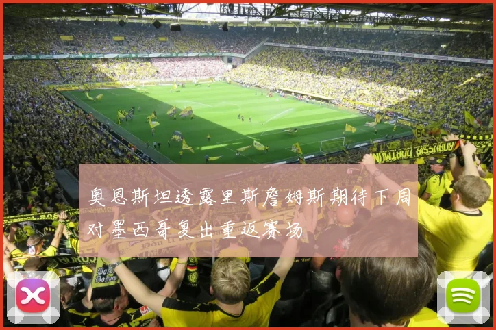 奥恩斯坦透露里斯詹姆斯期待下周对墨西哥复出重返赛场